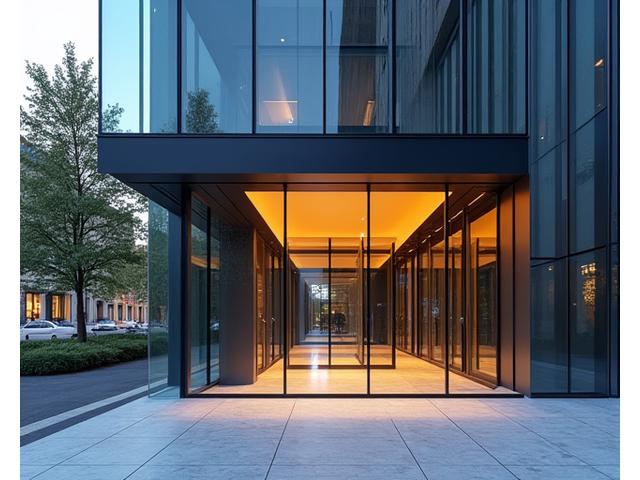 Vista esterna dell'edificio della Finassistent a Milano, con architettura moderna e elegante