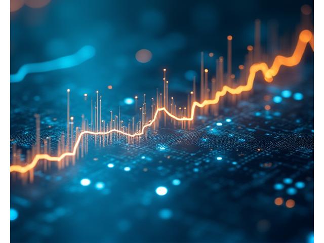 Grafici finanziari animati che mostrano la crescita del capitale e la riduzione dei costi, con un focus sulla pianificazione strategica aziendale.