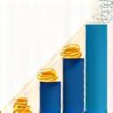 Icona finanziaria: grafici e valute