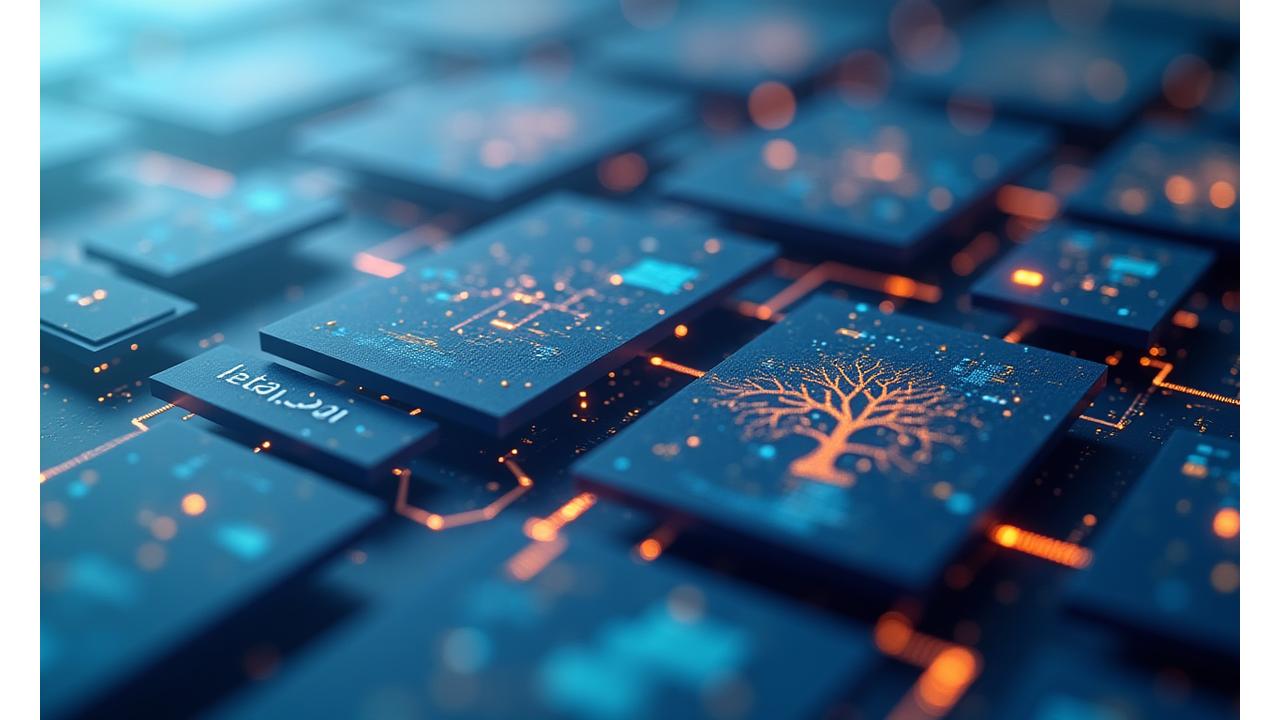 Un mosaico di immagini stilizzate che rappresentano diverse industries e tipi di transazione, simboleggiando la diversità e l'efficacia dei casi di successo di Finassistent.