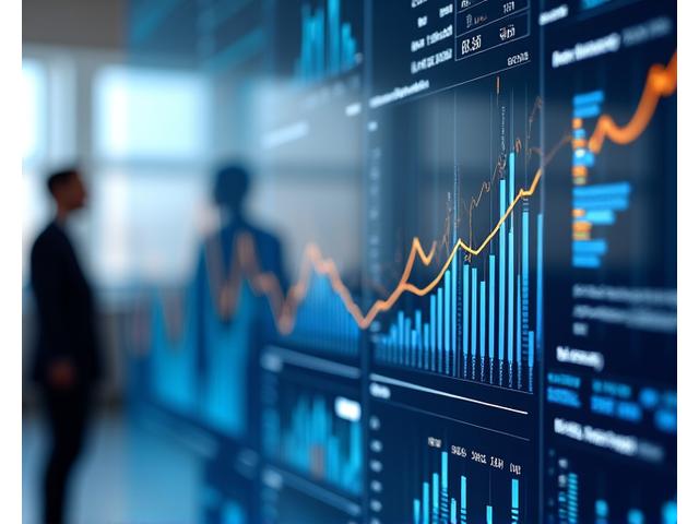 Grafici finanziari che mostrano la crescita di un portafoglio diversificato con rendimenti stabili.